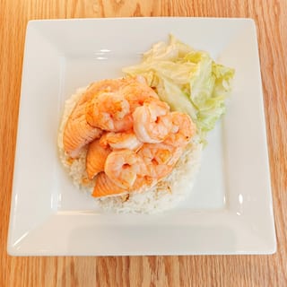 Salmon & Shrimp Teriyaki