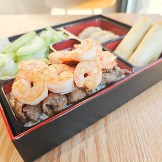 Beef & Shrimp Bento